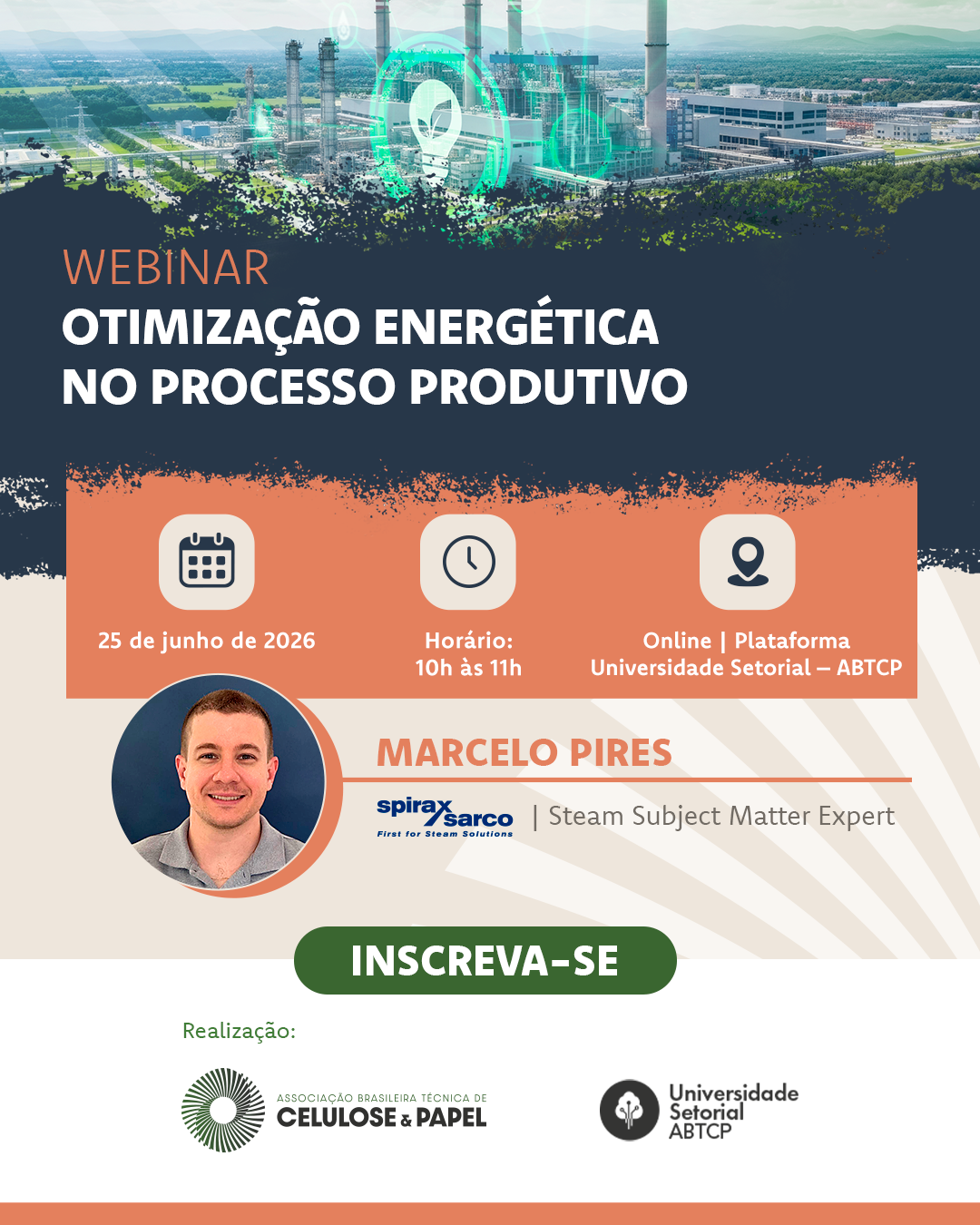 Webinar: Otimização energética no processo produtivo