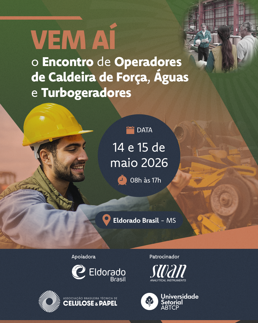 Encontro de Operadores de Caldeira de Força. Águas e Turbogeradores