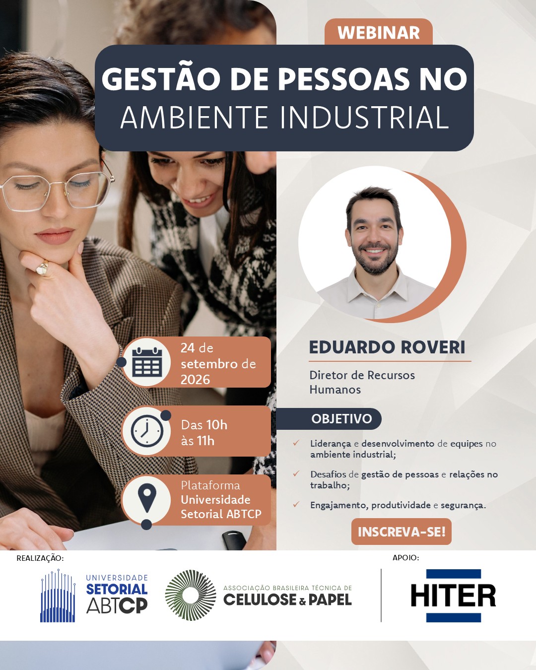 Webinar: Gestão de pessoas no ambiente industrial