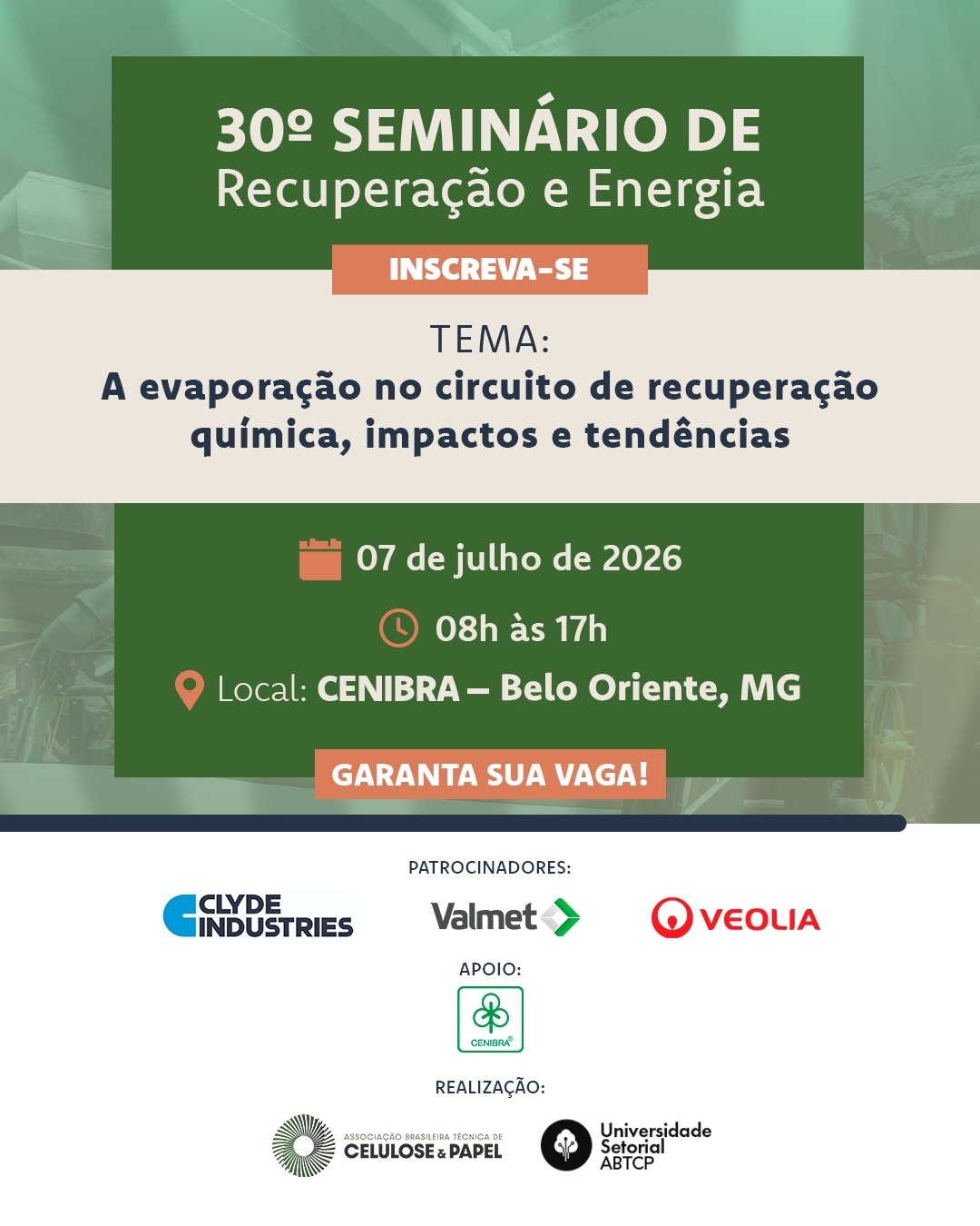 30º Seminário de Recuperação e Energia